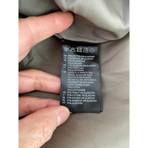 H&M Size 6 Gray Cream Polka Dot Party Dress - Picture 6 of 7